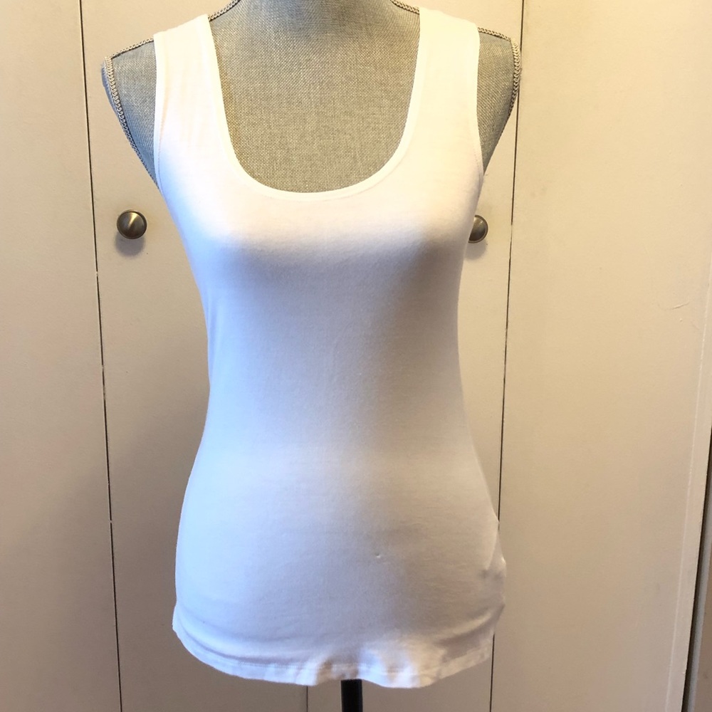 Moon & Meadow white tank top